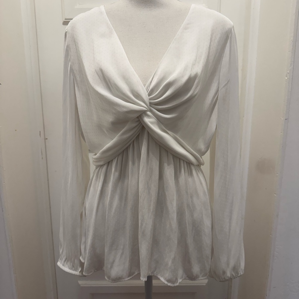 Pleione White/ivory Tunic Blouse